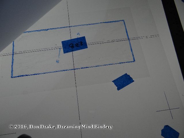 Templates used to create debossed panels in paper