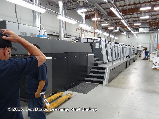 The Heidelberg Press at Amp Printing in Pleasanton CA