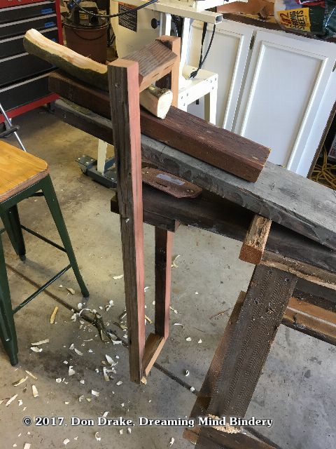 Making a sawhorse mounted shaving pony