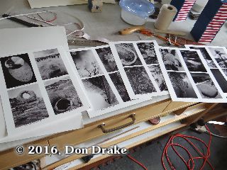 Reference prints of the photos for book 5 & 6 of Kate Jordahl's and Don Drake's One Poem Series