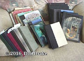 Some of Don Drake's journals dating back to his Freshman year in High School